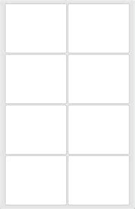 BlackArto Paper Labels Blank Plain Self Adhesive Paper Sticker Labels ...