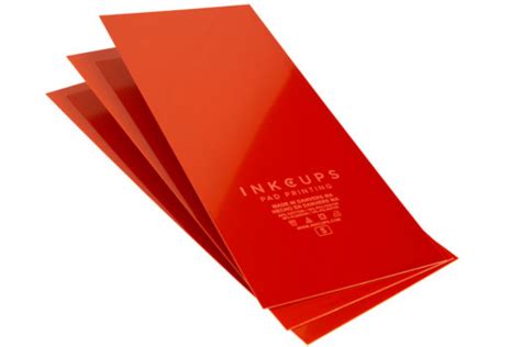 LASER RED PLATES - Padprinting machine, Tagless padprinting machine ...