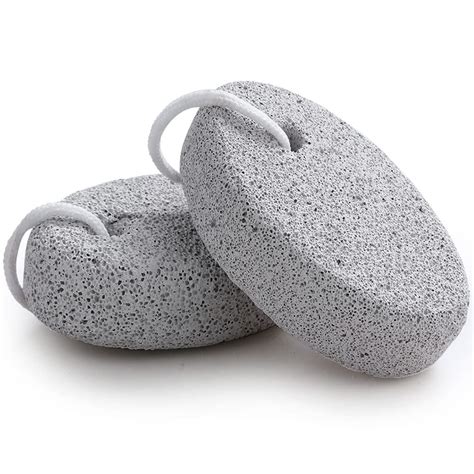 KTU Natural Pumice Stone for Feet, 2-Pack Lava Pedicure Tools Hard Skin ...