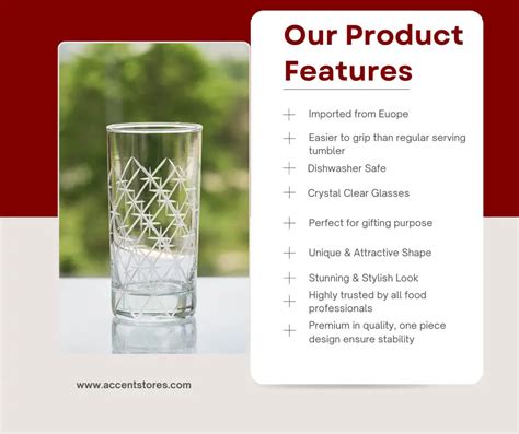 The Starline Crystal Highball Glass – Accent Mirror