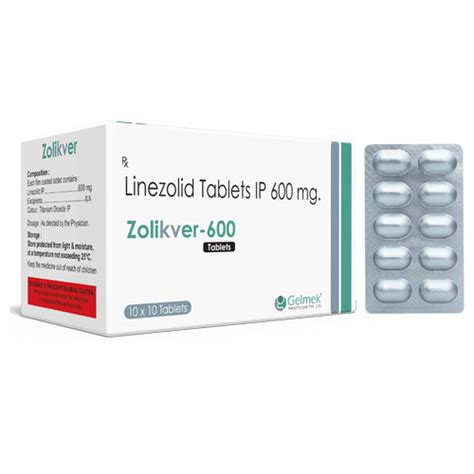 ZOLIKVER-600 Tablets Gelmek Healthcare Pvt. Ltd