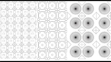 Creating Repeted Pattern in CorelDRAW 的图像结果