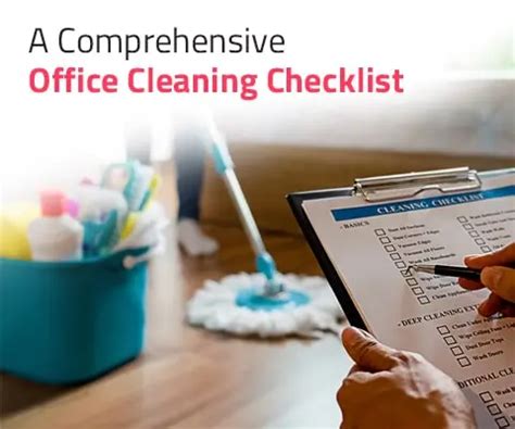 A Comprehensive Office Cleaning Checklist - CleanPro