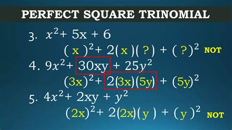 Factoring Perfect Square Trinomials | PDF