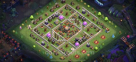 Best Anti 3 Stars Base TH11 with Link, Hybrid - Town Hall Level 11 Base ...