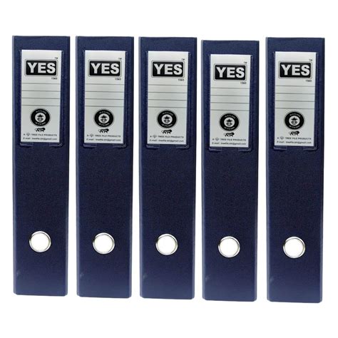 Appropriate™ Yes Plastic File Folder Box File 1565 PVC Lever Arch Clip ...