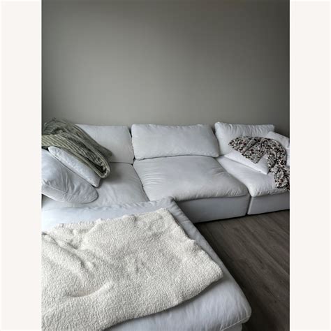 White Cloud Couch Dupe Sectional - AptDeco