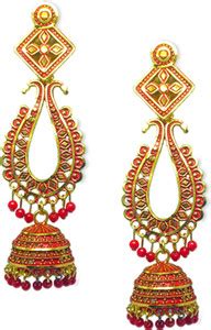Flipkart.com - Buy MADAM MAYA MADAM MAYA Traditional Indian Jhumka ...