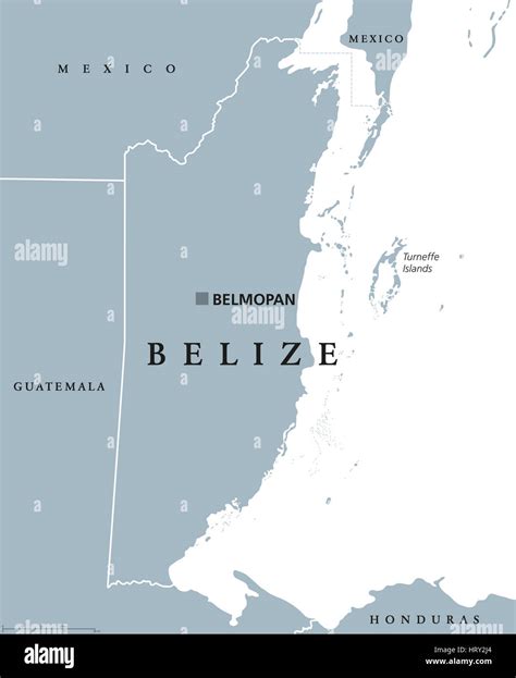 Map of belmopan hi-res stock photography and images - Alamy