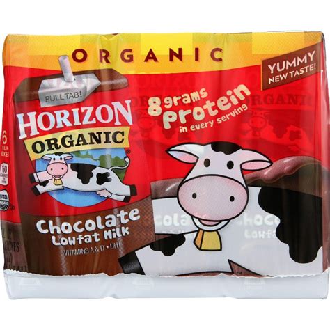 Horizon Organic Dairy Milk - Organic - 1 Percent - Lowfat - Box ...