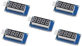 MAG BEE 4-digit 7-Segment LED Digital Display Module Compatible with ...
