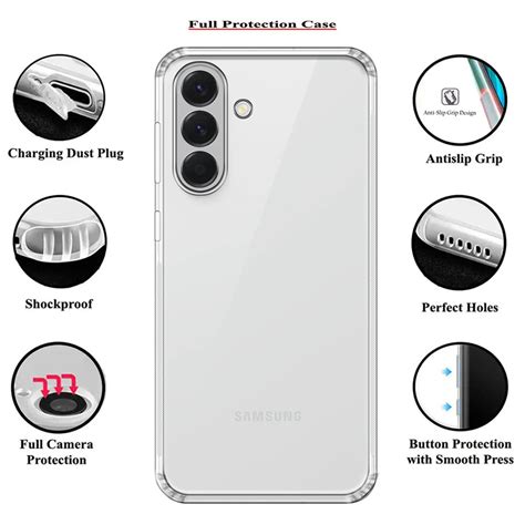 Casotec Slim Soft Silicon *Anti Dust Plug* Shockproof Transparent TPU ...