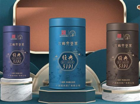 梧州六堡茶圆罐茶叶包装设计_金手指包装设计-站酷ZCOOL