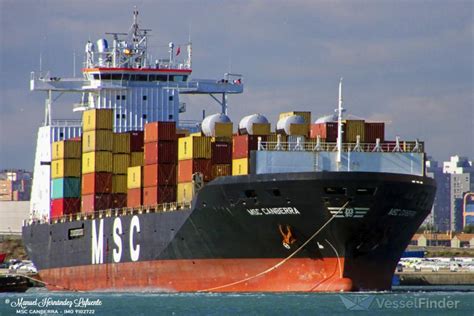 MSC CANBERRA III, Container Ship - Details and current position - IMO ...