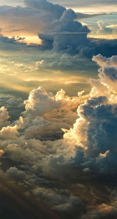 Yellow Vintage Aesthetic Clouds