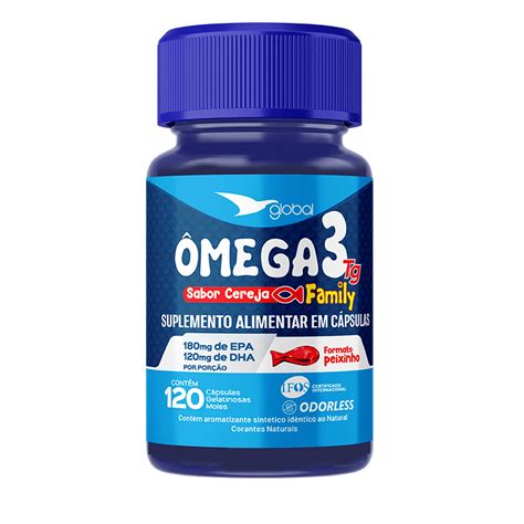 Ômega 3 Kids Global - 120 Cápsulas - Pague Menos