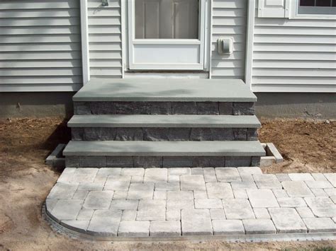 Paver Patio Steps Ideas
