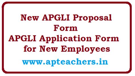 APGLI Proposal Form - APGLI Application Form for New Employees ...