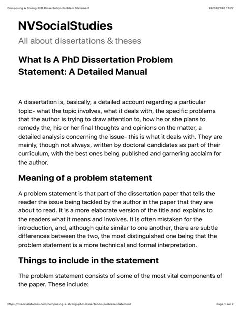 Sample Problem Statement for Dissertation 的图像结果