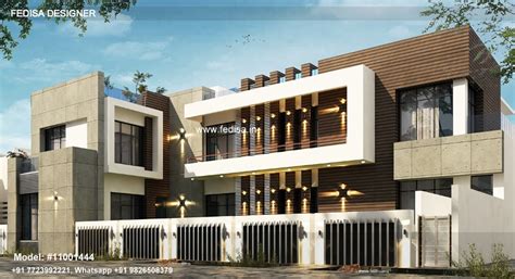 House Plan Design 3 Bedroom Luxury Pool And Deck Villa Villa Front ...