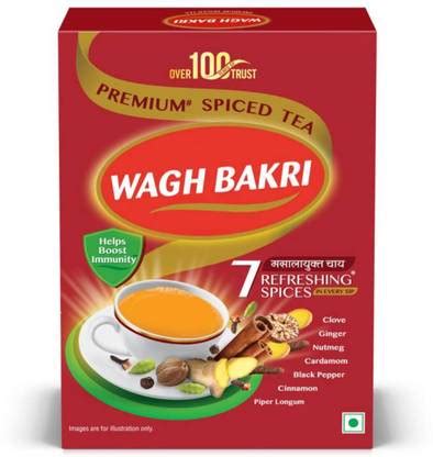 WAGH BAKRI Premium Spiced Masala Tea Box Price in India - Buy WAGH ...