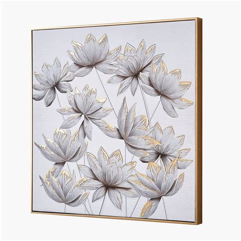 Buy Artistry Sartora Lotus Picture Frame - 60x60cm from Home Centre at ...