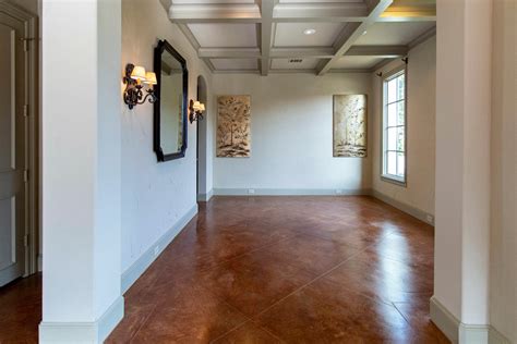 Stained Concrete Floor Installation in Austin, Texas