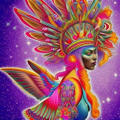 Image result for Hummingbird God Aztec
