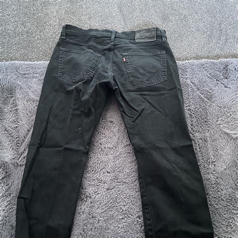 Mens black Levi jeans W- 34 L- 32 - Depop