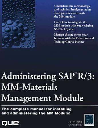 Buy Administering SAP R/3: MM-Materials Management Module Book Online ...
