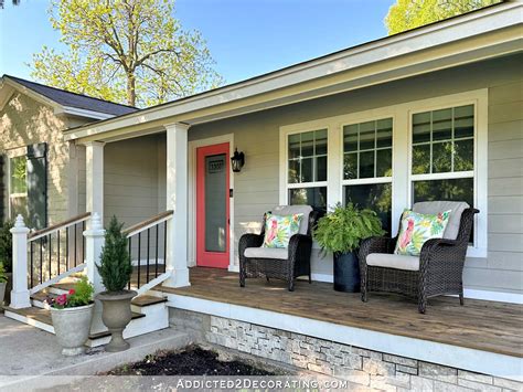 Front Porch Ideas Outdoor Seating Decorating A Front Porch For Summer