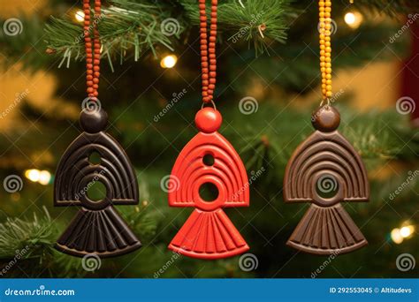 Hand-carved Swahili Symbol Decorations for Kwanzaa Stock Illustration - Illustration of holiday ...