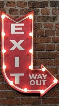 Image result for Cool Exit Sign