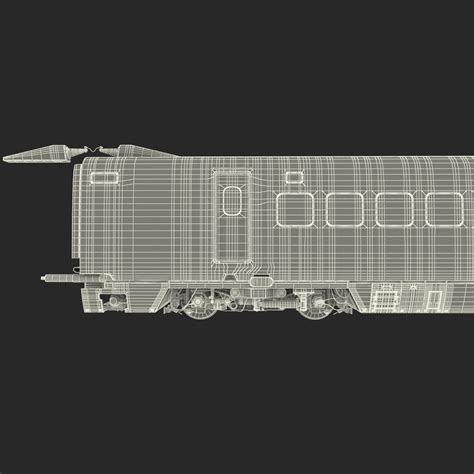3D model Speed Train Passenger Car Generic Rigged | 3D Molier International