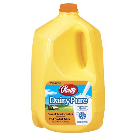 Purity Dairypure Sweet Acidophilus 1% Lowfat Milk, Gallon | Fig App