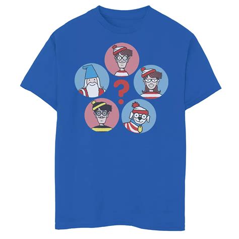 Boys 6-20 Where's Waldo? Character Tee