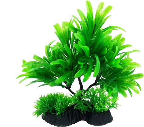 JAINSONS PET PRODUCTS Aquarium Decoration Artificial Plastic Plant Fish ...