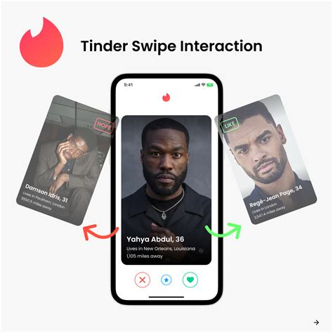 Tinder Swipe Interaction on Behance