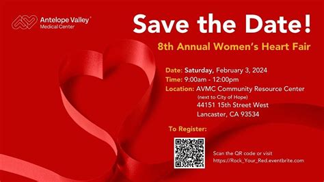 8th Annual Womens Heart Fair, AVMC's Community Resource Center (next to ...