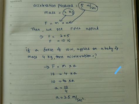 A force produces an acceleration of 5m/s2 when applied on a body of ...