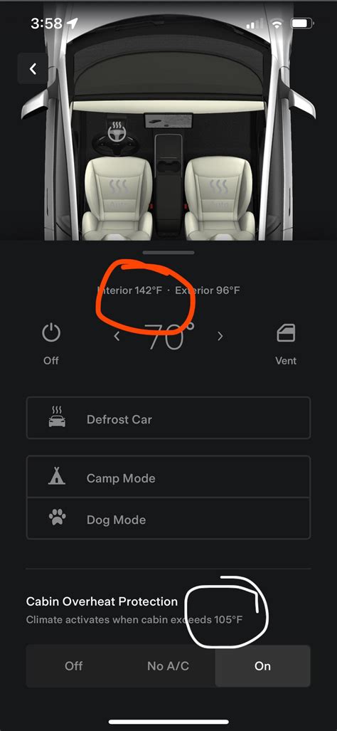 Cabin overheat protection, not activating? : r/TeslaModel3