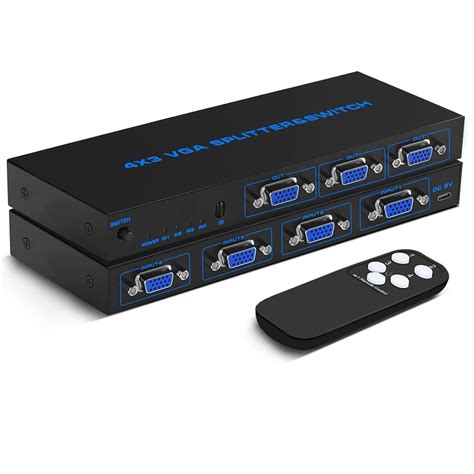 4 VGA in 3 Out VGA Duplication Screen Support 1920x1440 HD Video ...