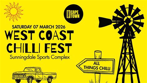 WEST COAST CHILLI FEST 2026 (Tableview), Sunningdale Sports Complex ...