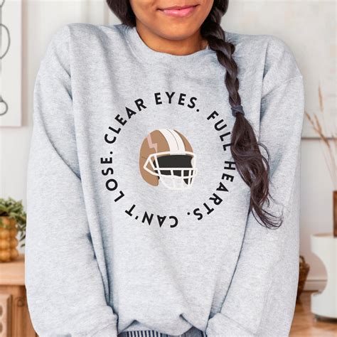Clear Eyes Full Heart Can't Lose SVG Shirt Mug Coach's Wife - Etsy