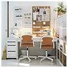 Ikea Wood Micke Long Table Top Workstation Computer Desk (White ...