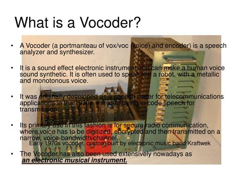 What Is a Vocoder 的图像结果