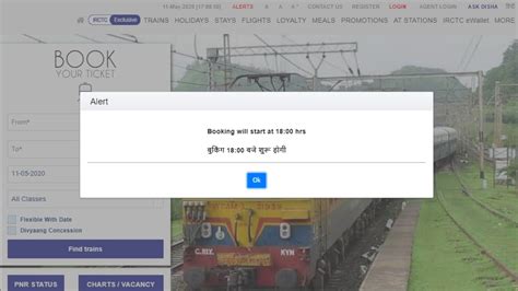 IRCTC website server down, bookings for special trains to start at 6 PM