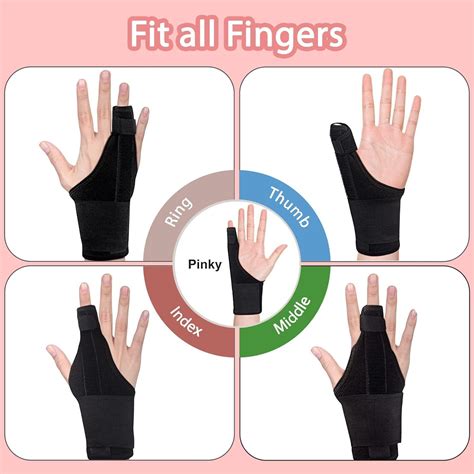 Xumann Little Finger Splint - Right or Left Hand Pinky Finger Knuckle Splint for Pain Relief ...