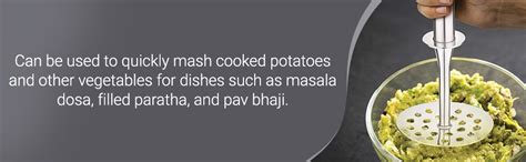 Buy TIARA - Steelo Stainless Steel Round Pav Bhaji Masher, Potato ...