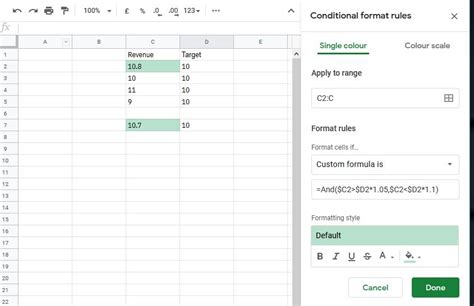 Image result for Conditional Format Percentage
